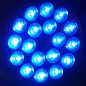 Preview: LED Lampe Blau 18 Leds