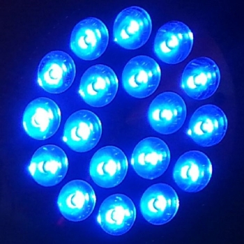 LED Lampe Blau 18 Leds