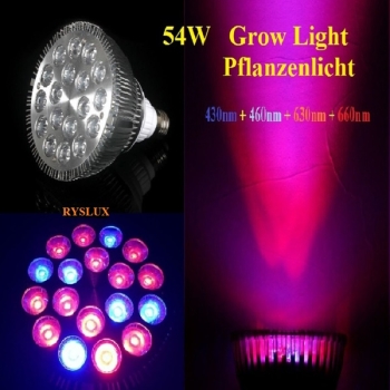 LED Grow Pflanzen Lampe 54W