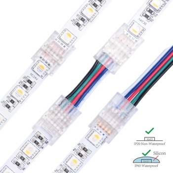 LED Strip Verbinder Streifen Stecker 2 4 5 6 polig 10mm 12mm