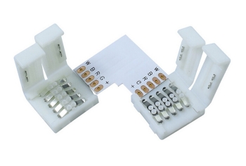 LED-Streifen Verbinder, X-förmig, 2 polig, für 10 mm LED-Streifen geeignet  –