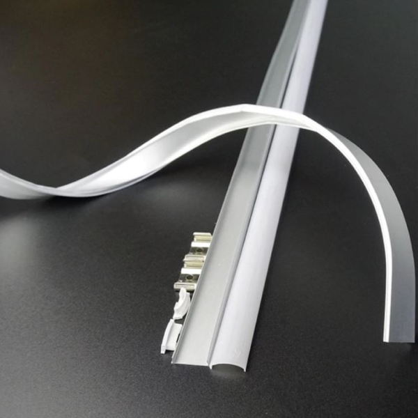 5x 2m Aluminium Profil Leiste flexibel biegsam für LED Streifen