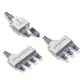 2/3/4-fach Verteiler Splitter Box 2 polig