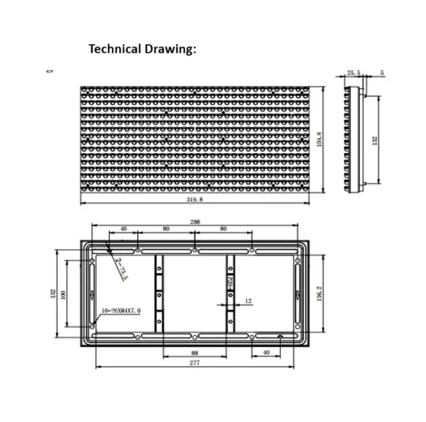 full color display led p10 rgn 3in1 smd 5050 werbildschirm