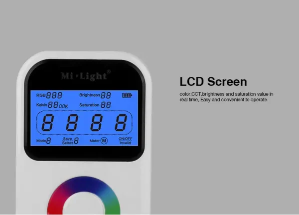 LED Fernbedienung Touch Remote 2.4G LCD Display – Bild 4