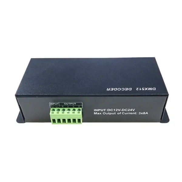 led dmx controller 3 kanal rgb module 24a 8a 5 24V