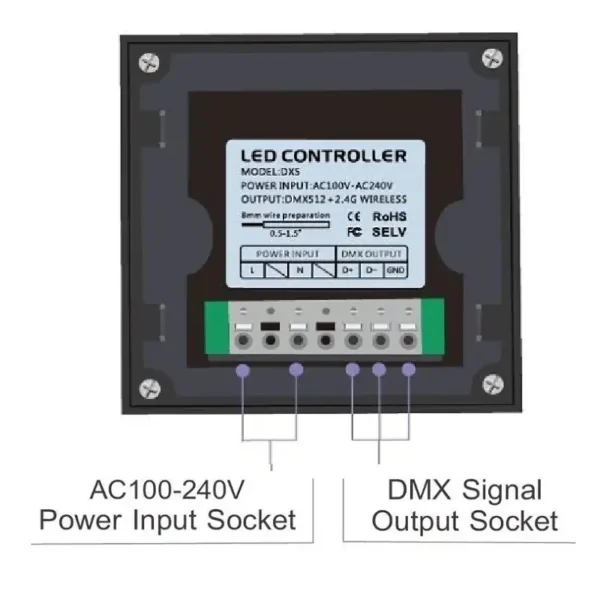 WiFi DMX512 Dimmer LTECH DX5