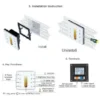 LTECH DX6 LED Dimmer CCT Controller 2.4G Touch Panel DMX Ausgang – Bild 3