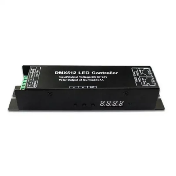 led dmx 512 rgb controller decoder