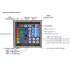RGBW DMX 512 Touch Panel RJ45 Bedienung