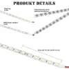LED Strip 12V 24V SMD5050 60leds/m