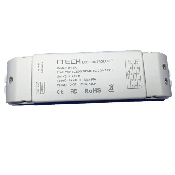 ltech r4 5a rgbw 4in1 led controller 20a 1