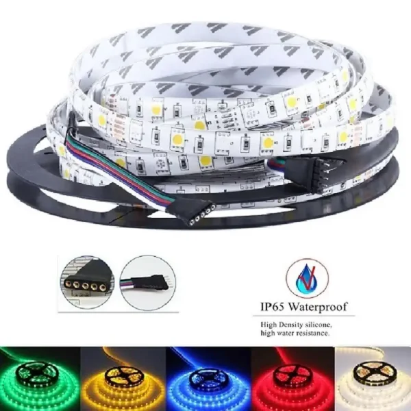 ryslux led strip rgbw 12v 1m 2m 3m 4m 5m streifen band licht selbstklebend