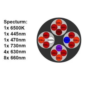 Pflanzen Lampe 6500K Vollspektrum