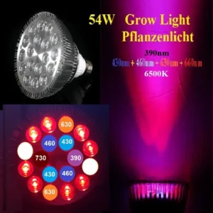 LED Grow Pflanzenlampe 6500K