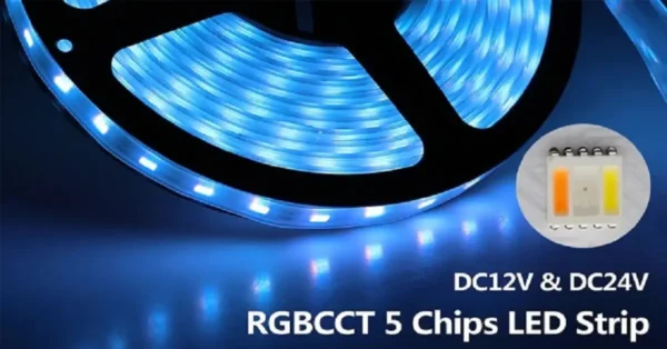 LED Strip 5in1 RGB+CCT 12V SMD 5050 60leds/m