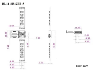 LED Verbinder 5 polig 12mm Streifen IP20 Masse