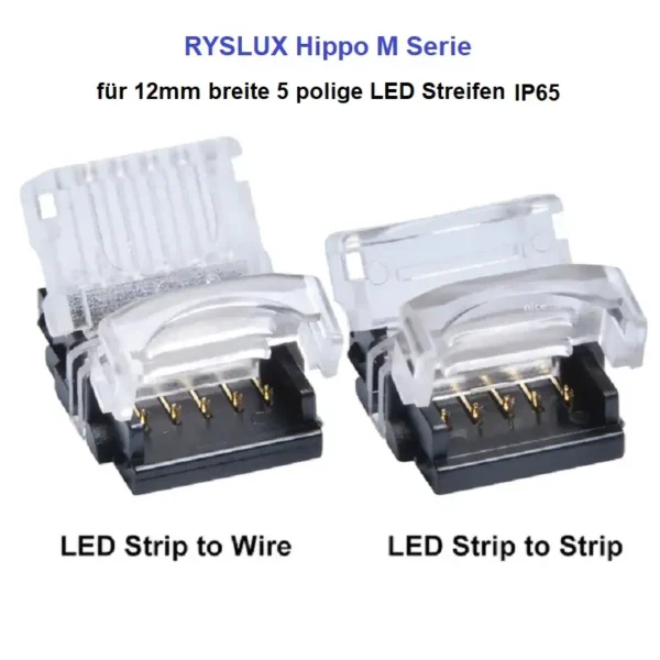 LED Schnell Verbinder Strip zu Strip an Kabel Stecker 2 4 5 6 PIN – Bild 11