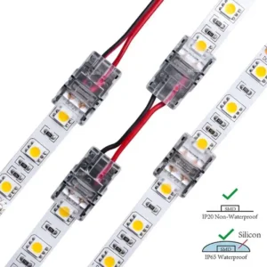 LED Verbinder 2-polig Eckverbinder Stecker für 10 mm Strip