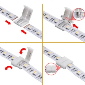 RGBW Verbinder 5-polig 10mm SMD Strip