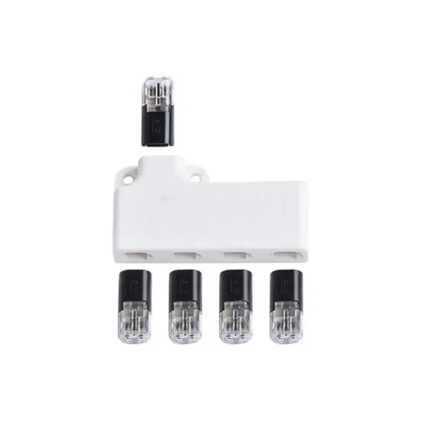 2/3/4-fach LED Y-Kabelverteiler Splitter Box KFZ Stecker 2 polig Steckverbinder – Bild 10