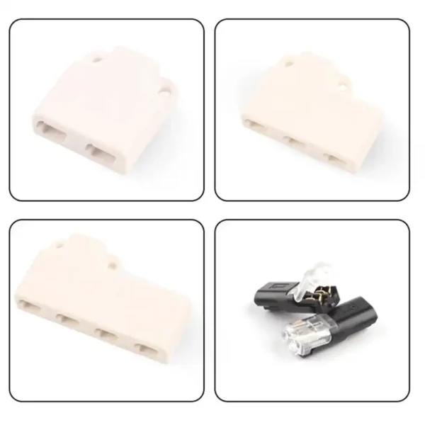 2/3/4-fach LED Y-Kabelverteiler Splitter Box KFZ Stecker 2 polig Steckverbinder – Bild 13