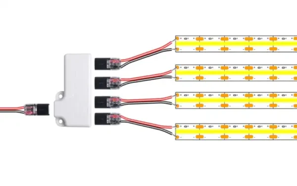 2/3/4-fach LED Y-Kabelverteiler Splitter Box KFZ Stecker 2 polig Steckverbinder – Bild 11