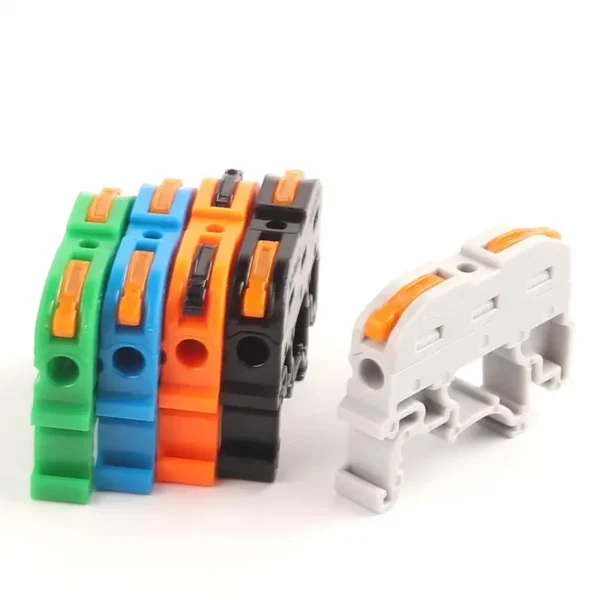 Hutschienen Klemmen 1/2/3 Polig Durchgang SPL Terminal Block – Bild 7