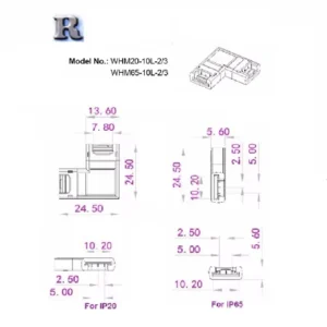 LED Eck-Verbinder 2 polig