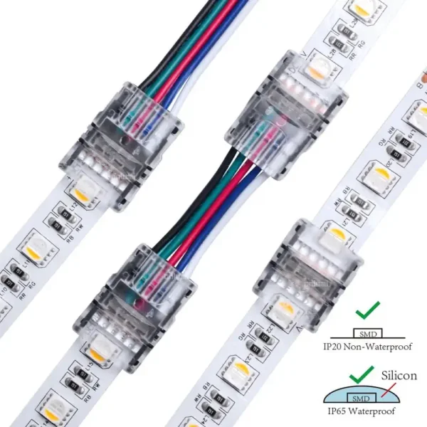 LED Verbinder 2 4 5 6 Polig Stecker