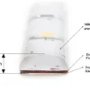 LED Strip 24V RGBW Warmweiss