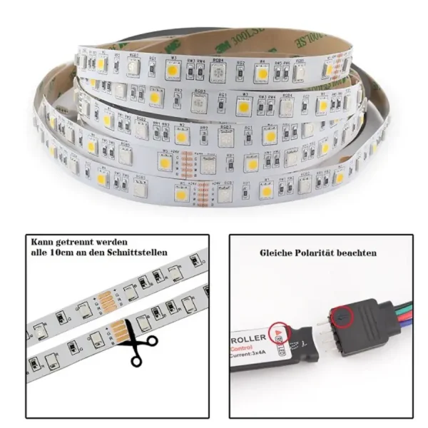 LED Strip 24V RGBW Warmweiss