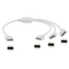 LED Y-Kabel 4 polig 3-fach Anschluss
