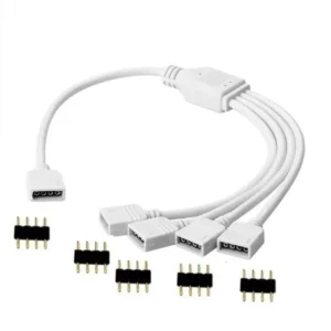 4-PIN LED Y-Kabel 4 RGB Streifen Anschluss