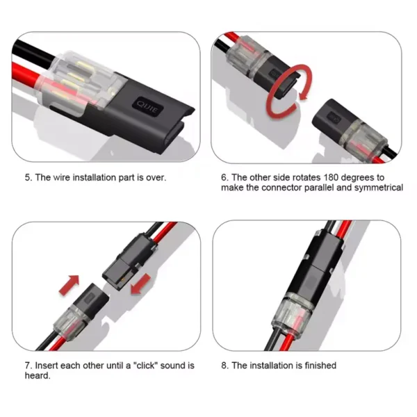 kf auto stecker 2 polig steckverbinder kabel schnellverbinder