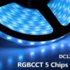 5m LED Strip 5in1 RGB+CCT 24V SMD 5050 60leds/m