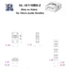 2 PIN Streifen an Streifen Stecker Daten