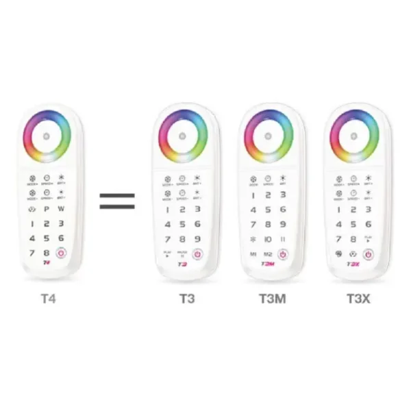 LTECH T4 RGBW 8 Zonen Fernbedienung RF 2.4G LED T-PWM WIFI Wireless – Bild 4