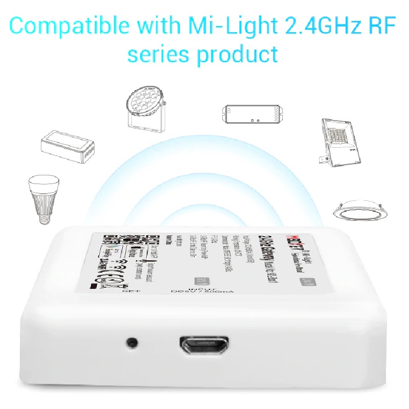Mi-Light WL-Box1 2.4G WIFI Controller Smartphone WLAN APP IOS LED Streifen Strip 10 Mi-Light WL-Box1 2.4G WIFI Controller Smartphone WLAN APP IOS LED Streifen Strip – Bild 10