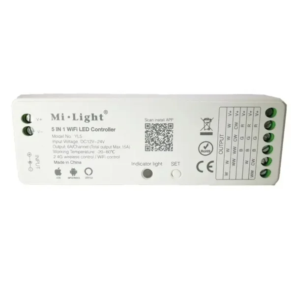 Miboxer 5in1 LED Controller RGB+CCT Strip 2.4G WiFi – Bild 10