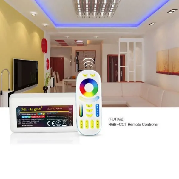 milight fut039 led rgbcct stripe controller rf rgbww streifen 6 polig rf funk