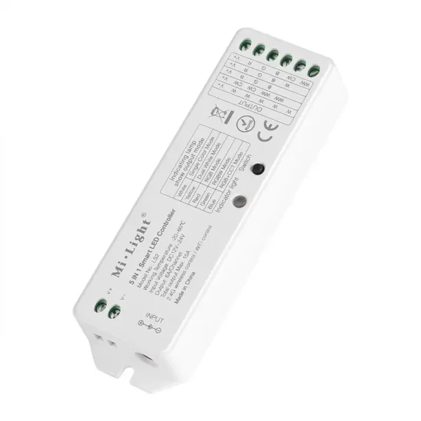 milight ls2 5in1 strip controller 5ch 5 kanal rgb cct ansicht