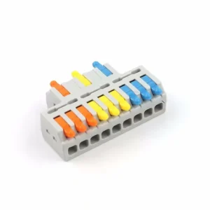Mini Hebelklemme 9 Polig Leiter Draht Kabel Klemme 3 D3-9 Mini-Kompakt Anschlussklemme 9 Polig