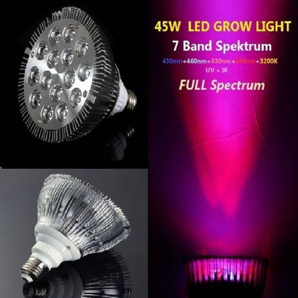 LED Pflanzenlicht 7 3200K Voll Spektrum