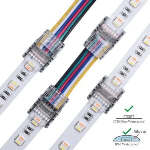 LED Verbinder 6 polig 12 mm Strip zu Strip an Kabel Stecker