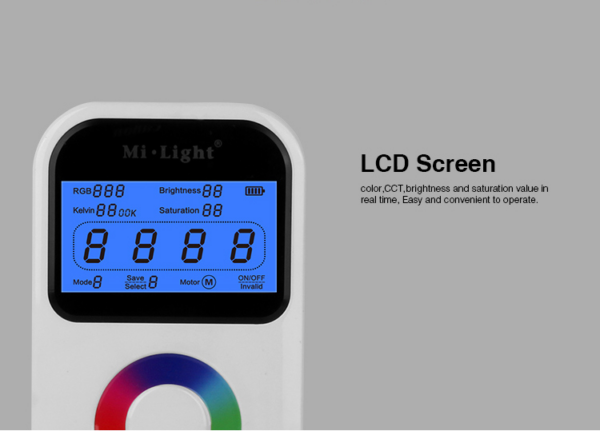 Mi-Light LED 2.4G Fernbedienung RGBW LCD Smart Touch Panel Digital Remote MiBoxer