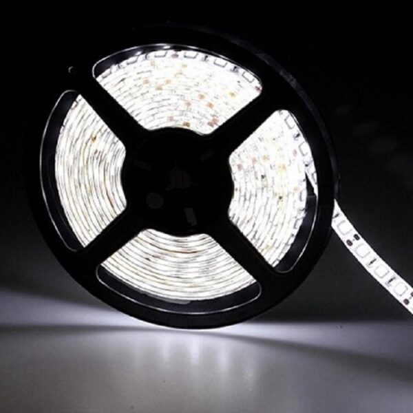 24V LED Streifen Kaltweiss 6500K SMD 5050 IP65 Wasserdicht 300 Leds dimmbar