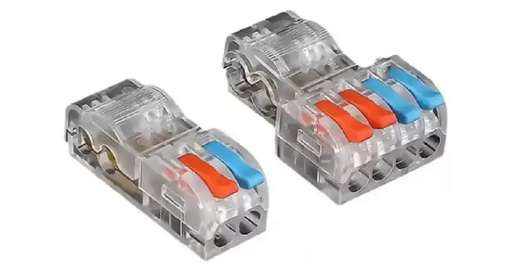 T-Type Kabel Klammer Splitter 2 auf 4 polig